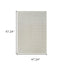 4' X 6' Cream and Beige Abstract Distressed Area Rug