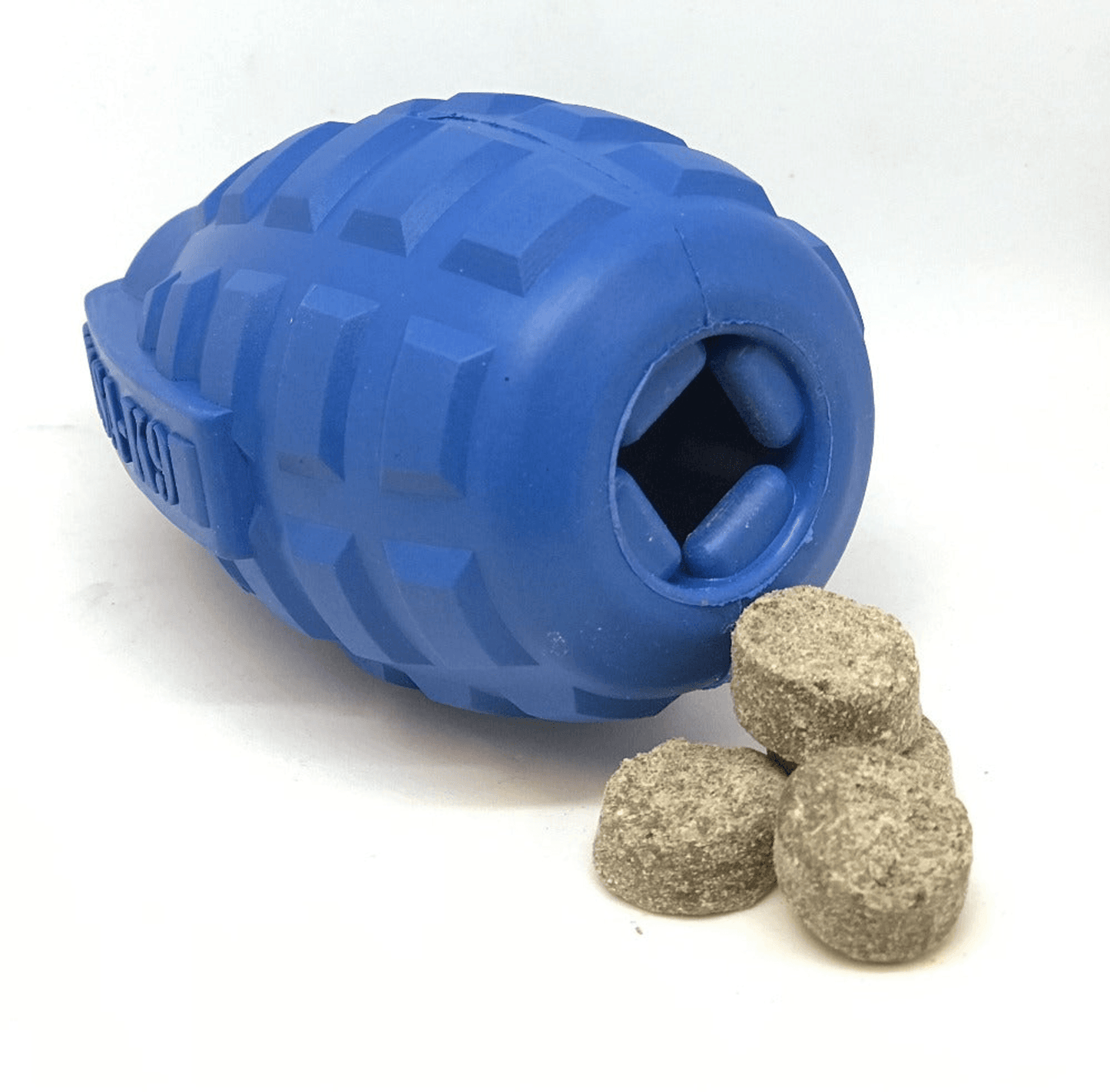 USA-K9 Grenade Durable Chew Toy & Treat Dispenser for Power Chewers