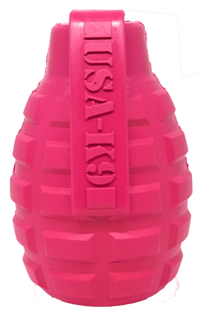 USA-K9 Grenade Durable Chew Toy and Treat Dispenser for Puppies