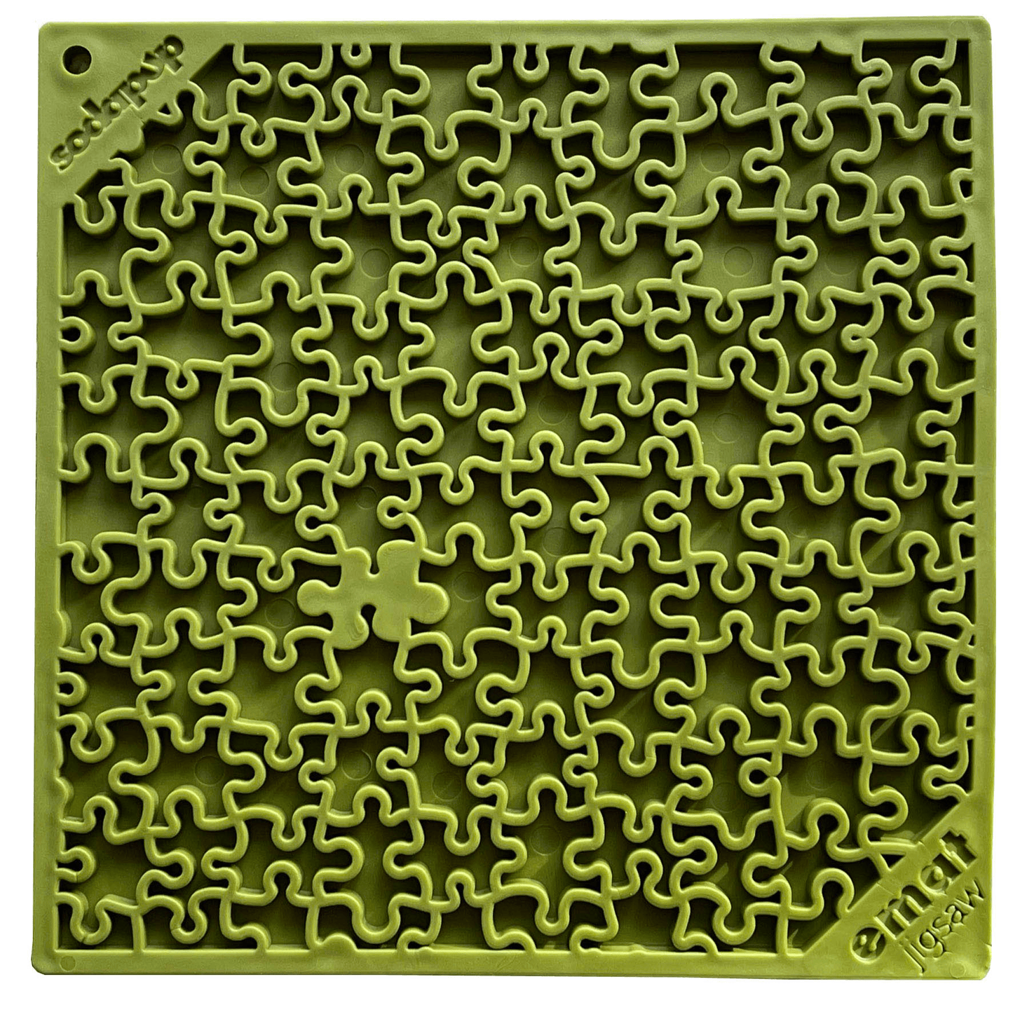 Jigsaw Design Enrichment Lick Mat for Dogs