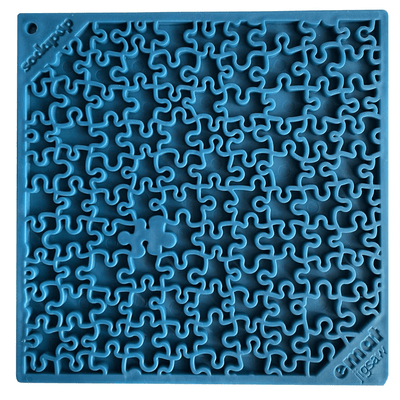 Jigsaw Design Enrichment Lick Mat for Dogs