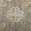 6' X 9' Tan and Ivory Wool Floral Hand Knotted Area Rug