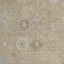 6' X 9' Tan and Ivory Wool Floral Hand Knotted Area Rug