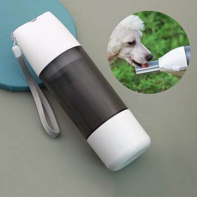 Portable Dog Water Bottle 350Ml Water Food Container For Dog Pets Feeder Bowl Outdoor Travel Water Dispenser
