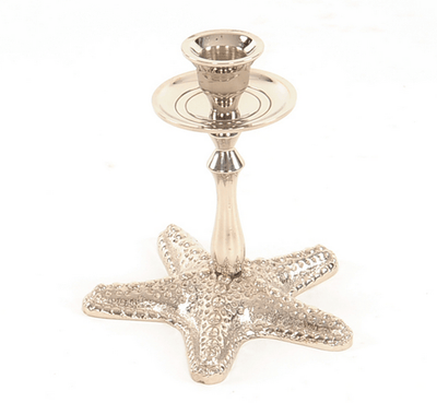 Elegant Starfish Candle Holder In Solid Brass