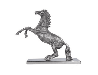 Exquisite Hand-Cast Solid Aluminum Horse Statue With Base