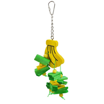A & E Cages Banana Bird Toy 1ea