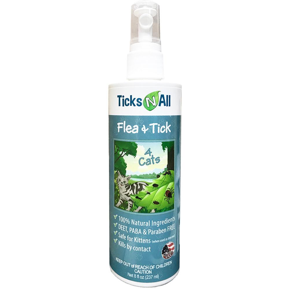 Ticks-N-All Natural 13-Oil Flea & Tick Repellent for Cats