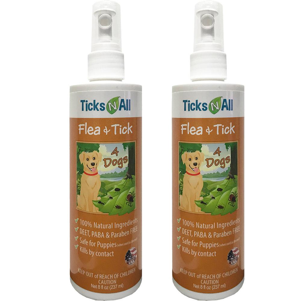 Ticks-N-All All-Natural Flea & Tick Repellent 8oz (2 Pack)