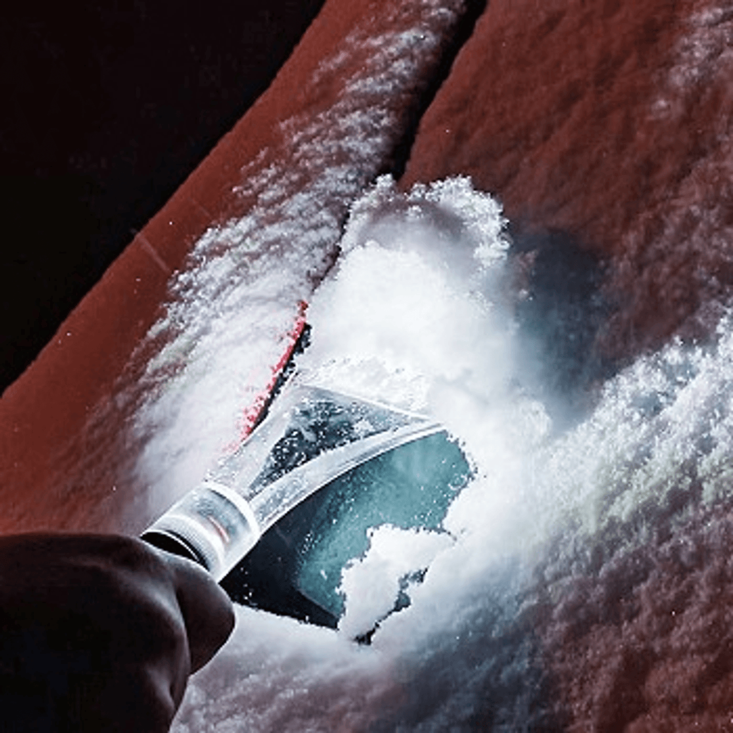 Flipo Cob Led Ice Scraper With Durable Weather-Resistant Design