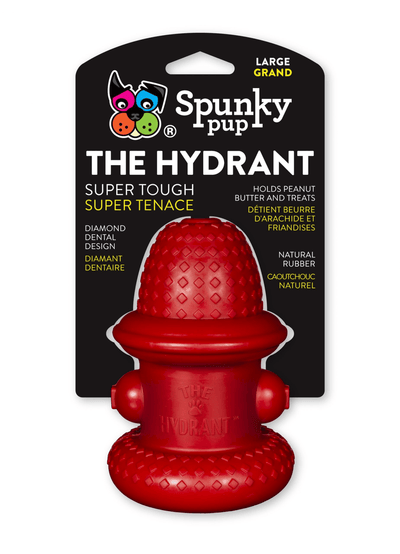 Spunky Pup Large Rubber Hydrant Treat Dispenser