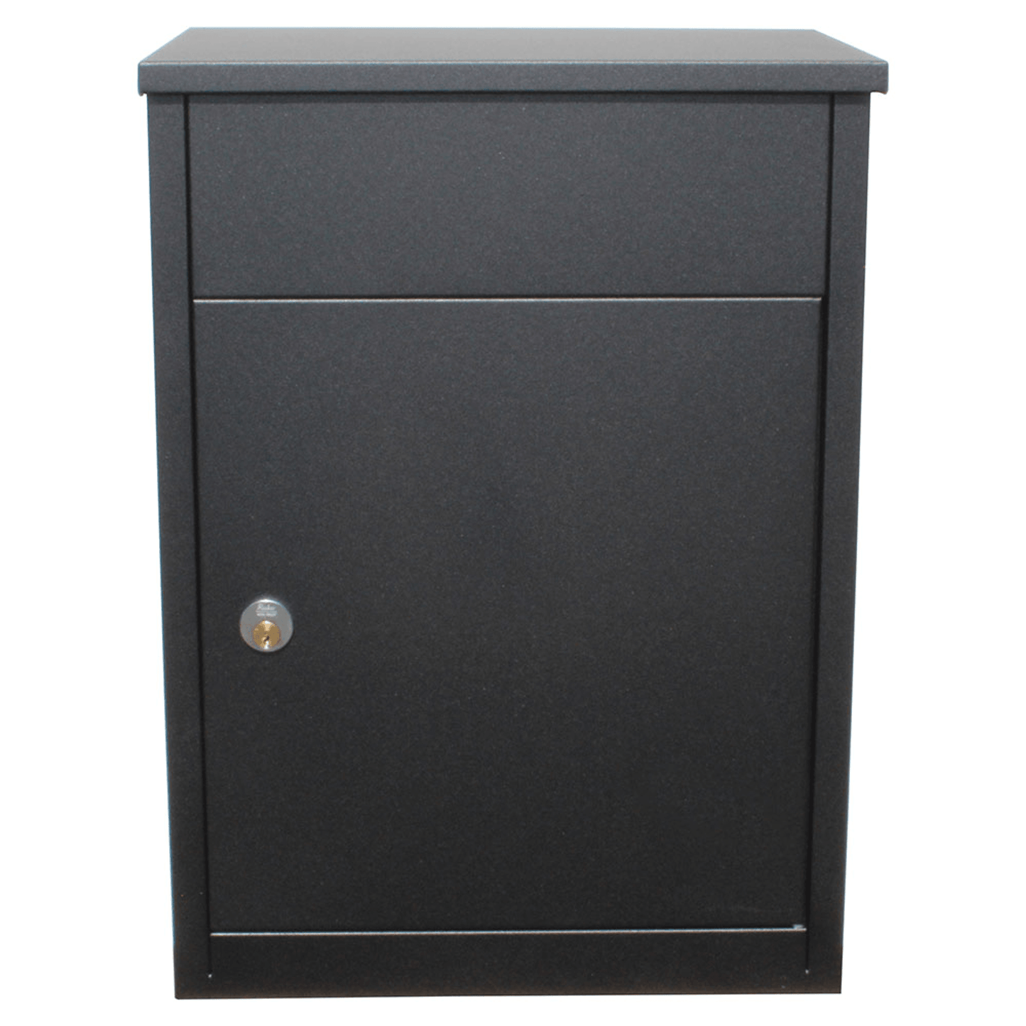 Allux 500 Wall Mount Mail And Parcel Box In Black