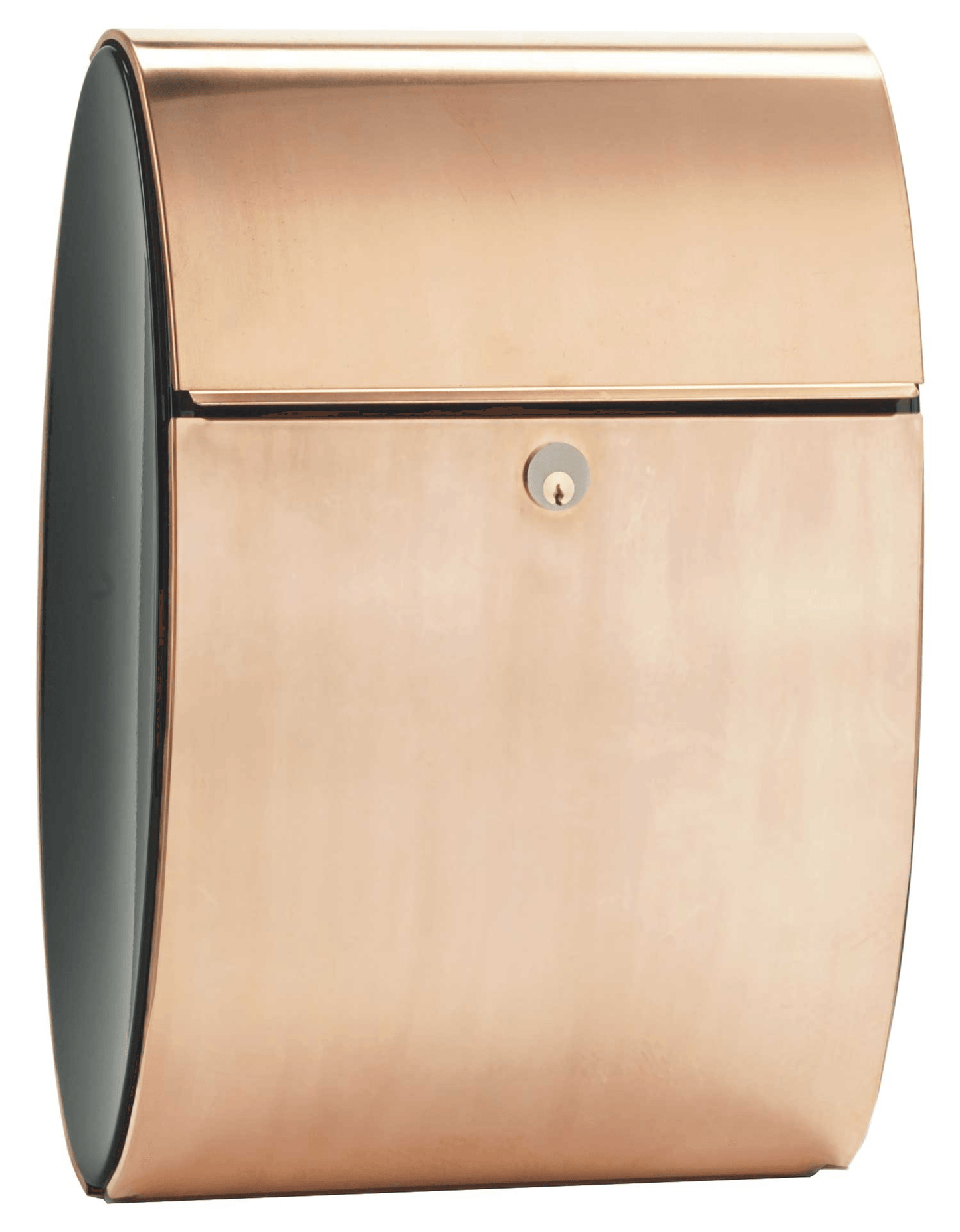 Allux Ellipse Copper Mailbox With Ruko Lock