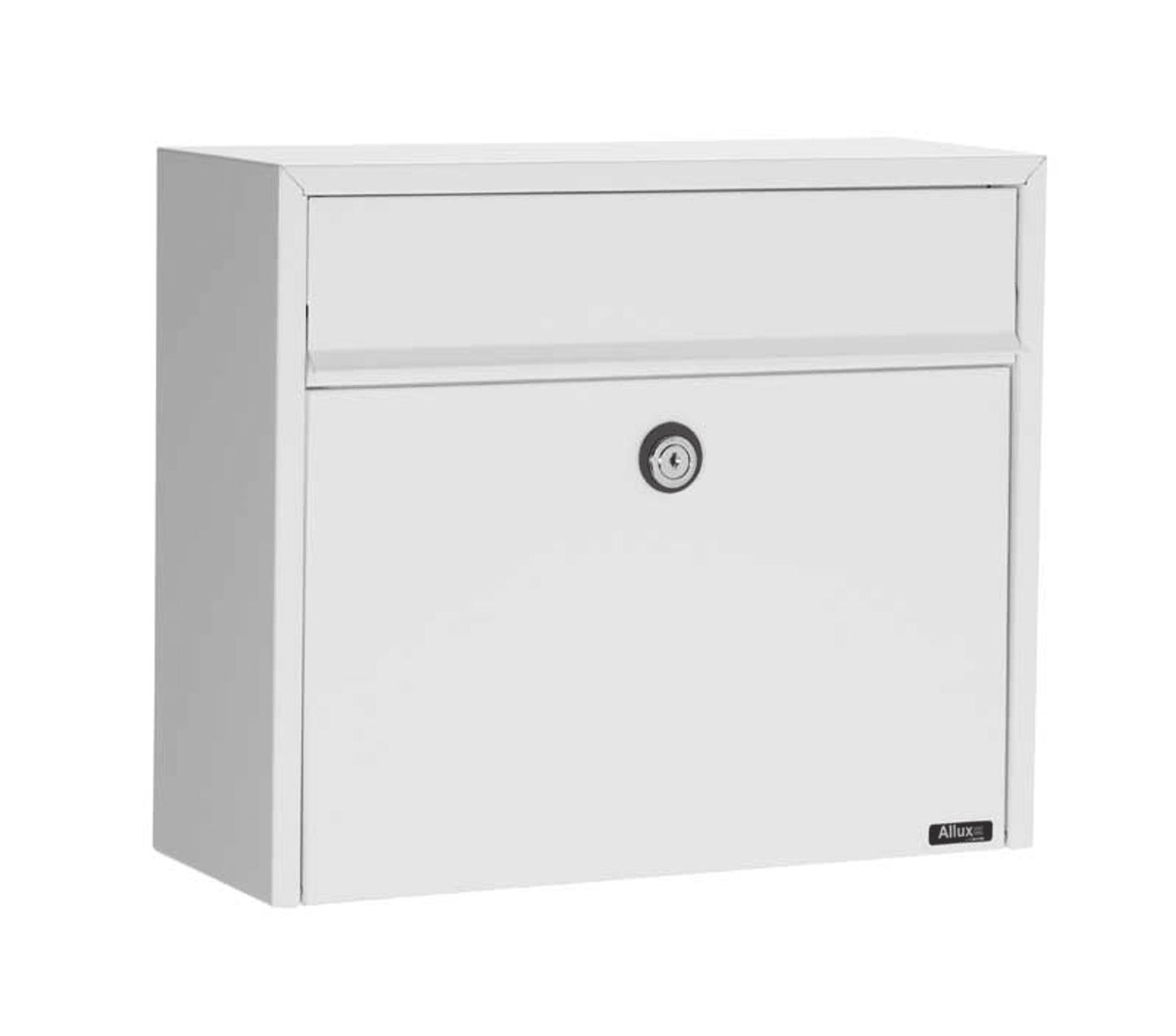 Allux Lt150 Wall Mount Locking Mailbox In Steel