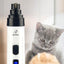 Rechargeable Cordless Pet Nail Trimmer with Quiet Motor