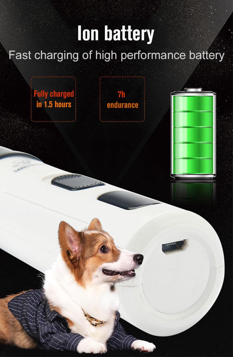 Rechargeable Cordless Pet Nail Trimmer with Quiet Motor