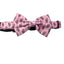 Pupshake Elegant Pink Bow Tie