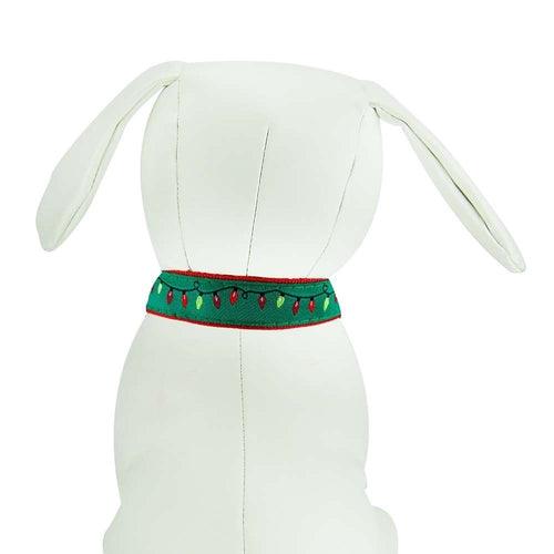 Elegant Christmas Lights Dog Collar