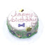 Personalized Designer Dog Cake with Yogurt Coating - Perfect Treat for Your Furry Friend