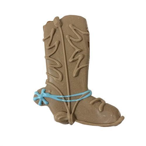 Premium Peanut Butter Cowboy Boots Dog Treats - Case of 12