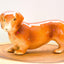 Elegant Porcelain Dachshund Figurine