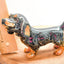 Vintage J. W. Co. Dachshund Porcelain Figurine