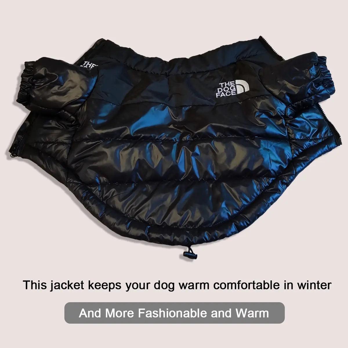 Windproof Winter Dog Jacket: Elegant Cold-Weather Attire for Various Breeds