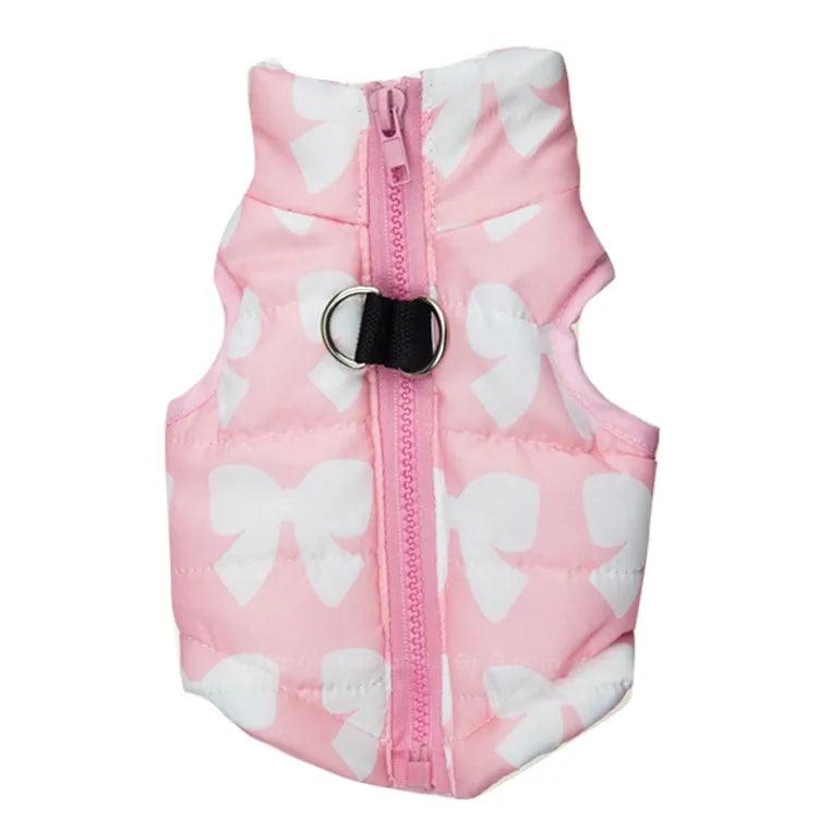 Winter Dog Vest with Waterproof Design & Easy Zipper Access