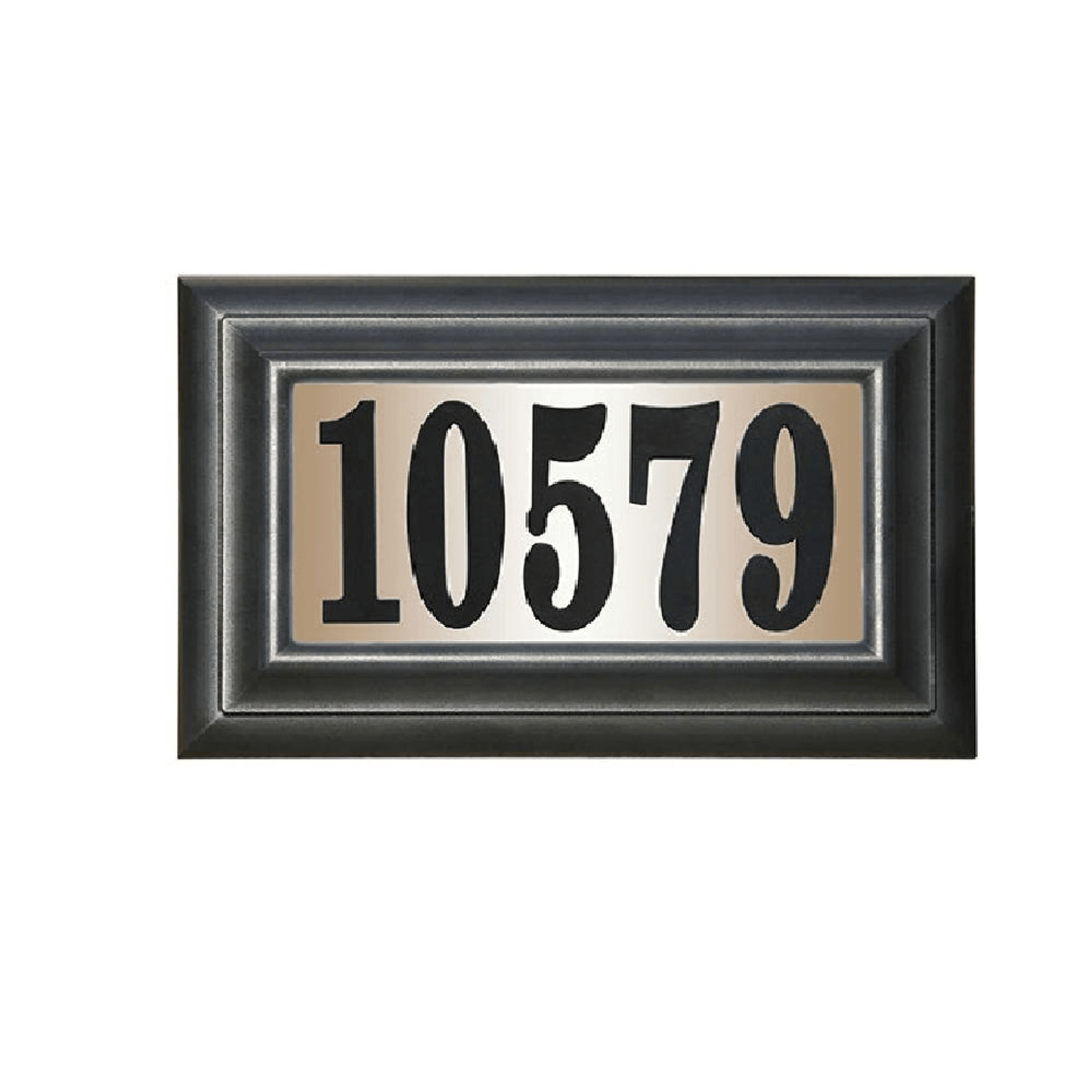 Edgewood Classic Diy Lighted Address Plaque With Polymer Frame