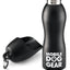 Mobile Dog Gear 25 Oz Stainless Steel Water Bottle with Integrated Bowl for Dogs