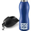 Mobile Dog Gear 25 Oz Stainless Steel Water Bottle with Integrated Bowl for Dogs