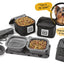 Luxury Dog Travel Food Bag Set