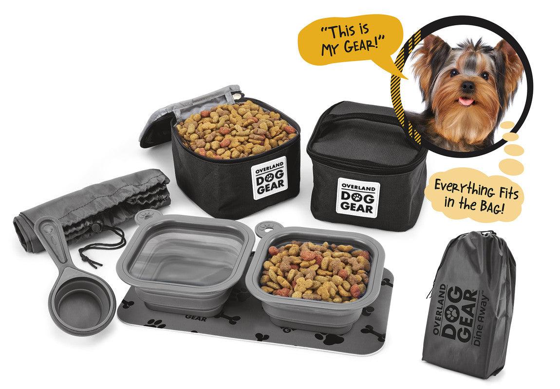 Luxury Dog Travel Food Bag Set