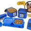 Luxury Dog Travel Food Bag Set