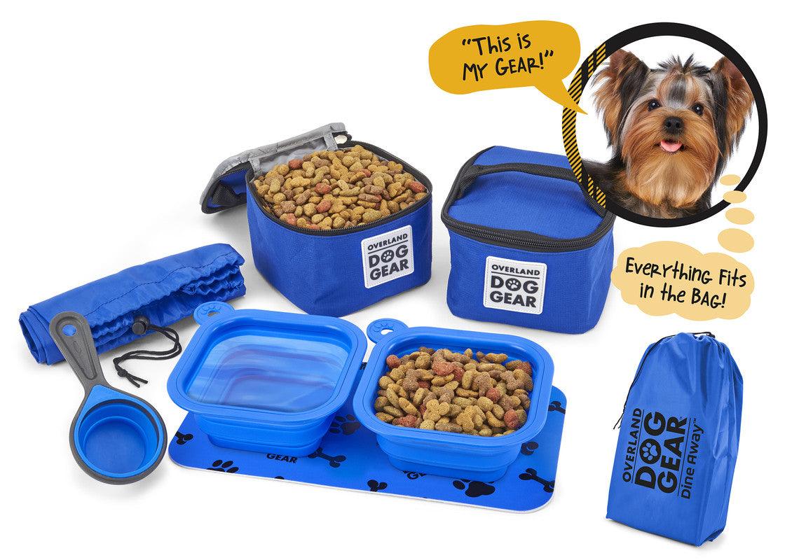 Luxury Dog Travel Food Bag Set