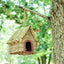 Handcrafted Seagrass Birdhouse with Sari Cuttings - Fair Trade Nest