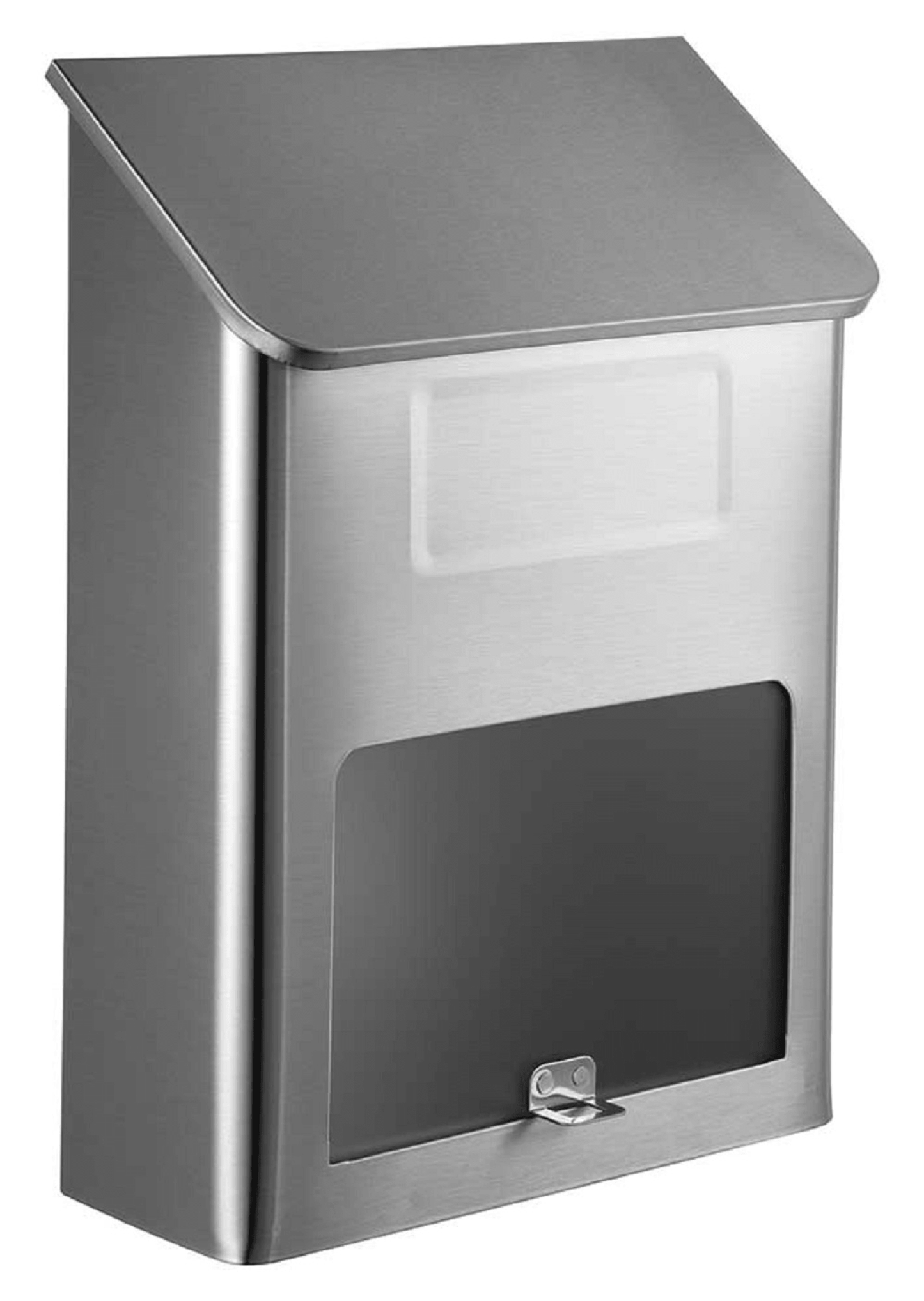 Metros Stainless Steel Wall-Mount Mailbox With Sliding Retrieval Door