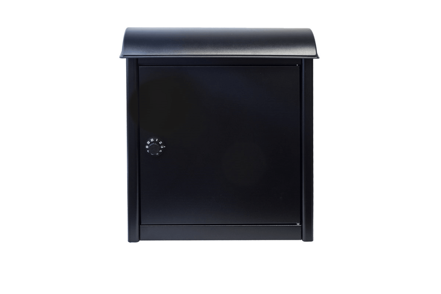 Leece Wall Mounted Mailbox With Combo Lock - Black Finish