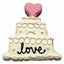 Luxurious Personalized Wedding Cake Dog Treats