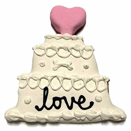 Luxurious Personalized Wedding Cake Dog Treats