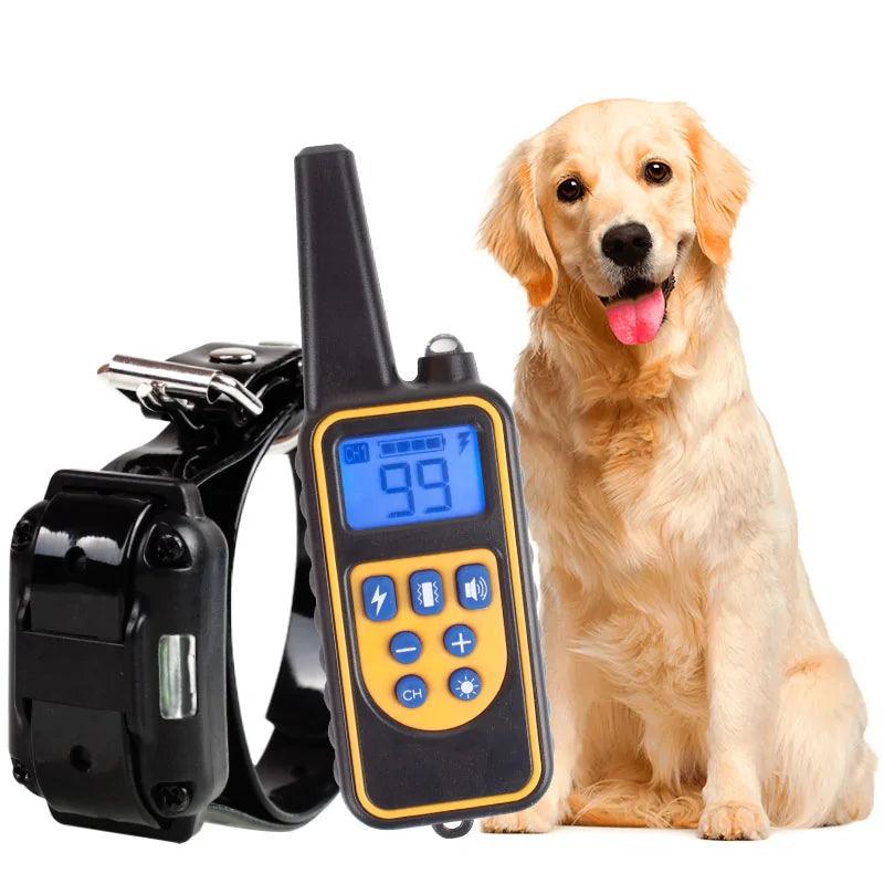 Waterproof Electric Dog Training Shock Collar with Long-Distance Remote Control