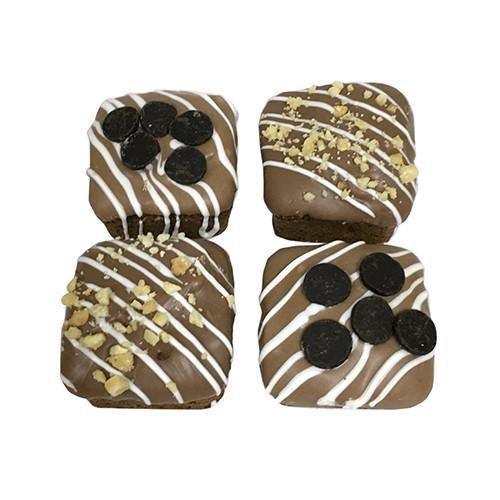 All - Natural Carob & Apple Brownie Bites for Dogs - Dog Hugs Cat