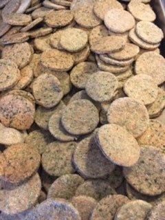 All - Natural Handmade Mint Patties Dog Treats for Yorkie Puppies by Dog Gone Delicious - Dog Hugs Cat