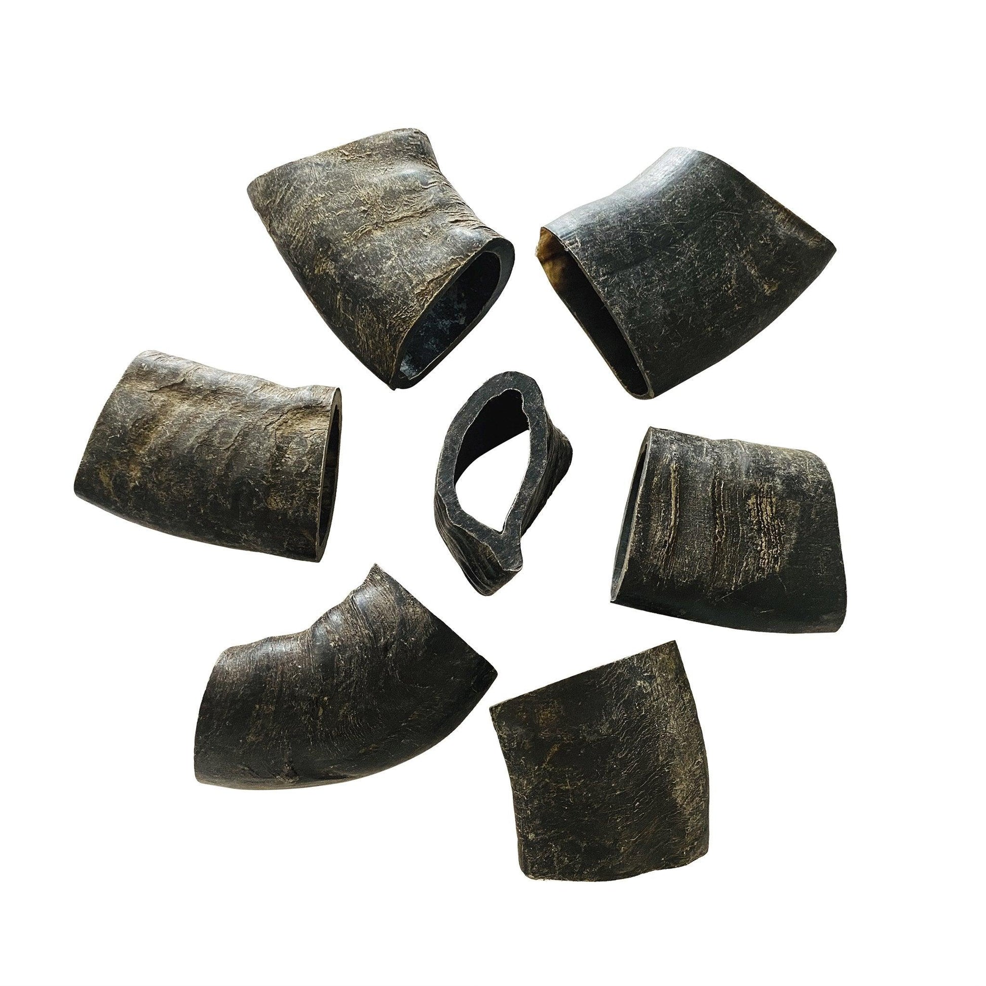 All - Natural Water Buffalo Horn Dog Chews - 2 - Pack, 10 oz - Dog Hugs Cat