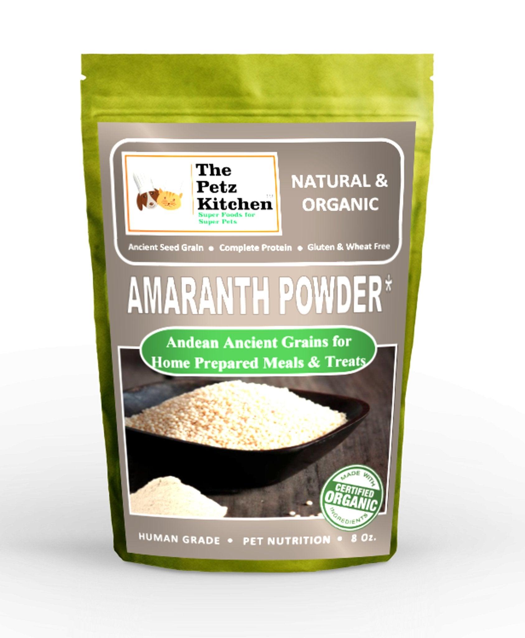 Ancient Amaranth Powder - Complete Gluten - Free Protein Superfood - Dog Hugs Cat