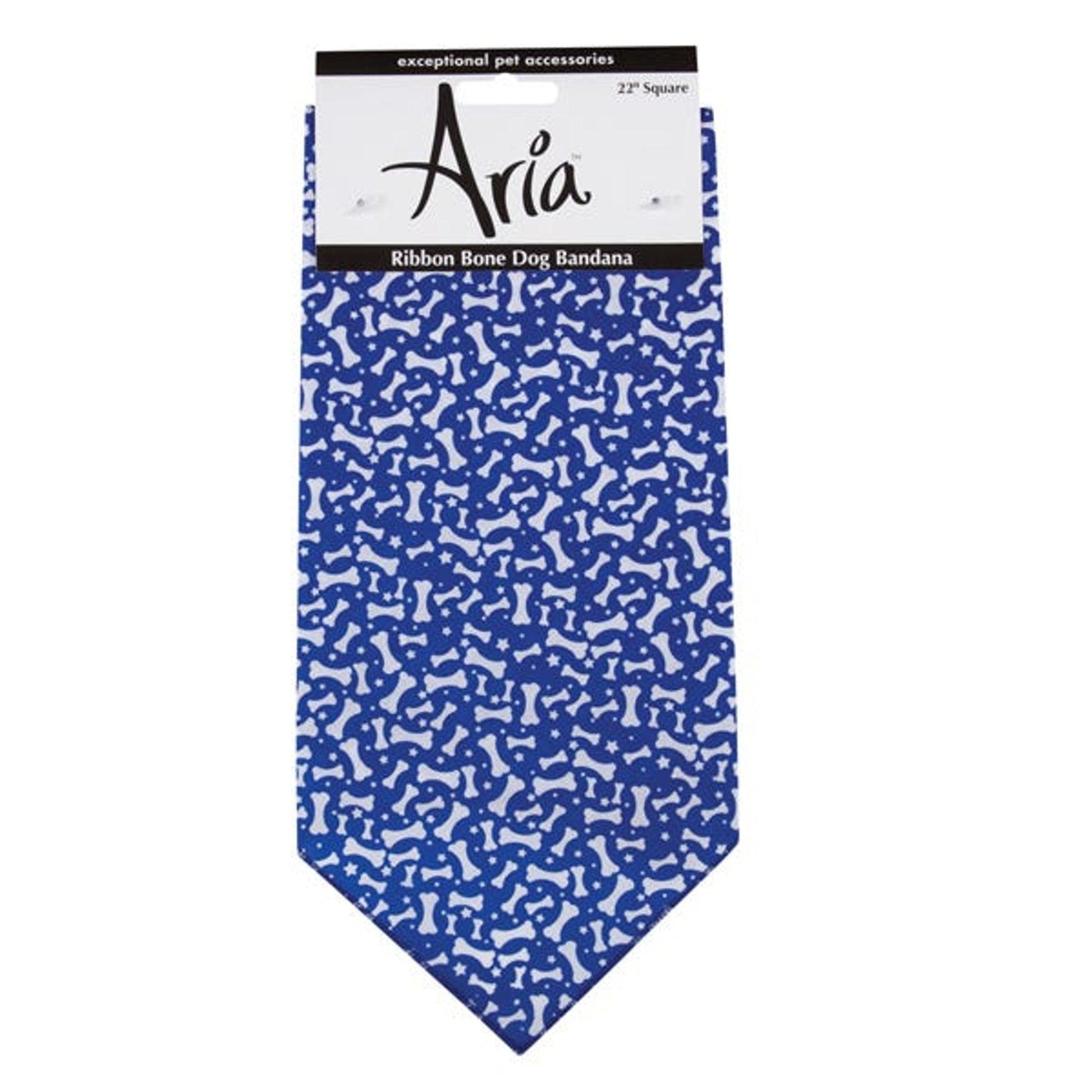 AR Bone Bandana - Blue - Dog Hugs Cat