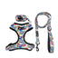 Attitude Collection: Graffiti Edition Bundle - Adjustable Harness, Comfort Leash, and Poop Bag - Dog Hugs Cat