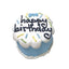 Blue Birthday Baby Cake for Dogs - Shelf - Stable Mini Dog Birthday Cake - Dog Hugs Cat