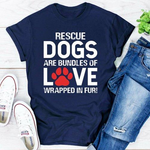 Bundles of Love T-Shirt - Dog Hugs Cat