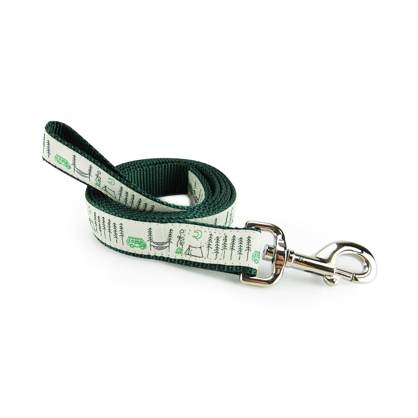 Camp Life Nylon Dog Leash with High - Quality Clasp - Lightweight & Durable - Dog Hugs Cat